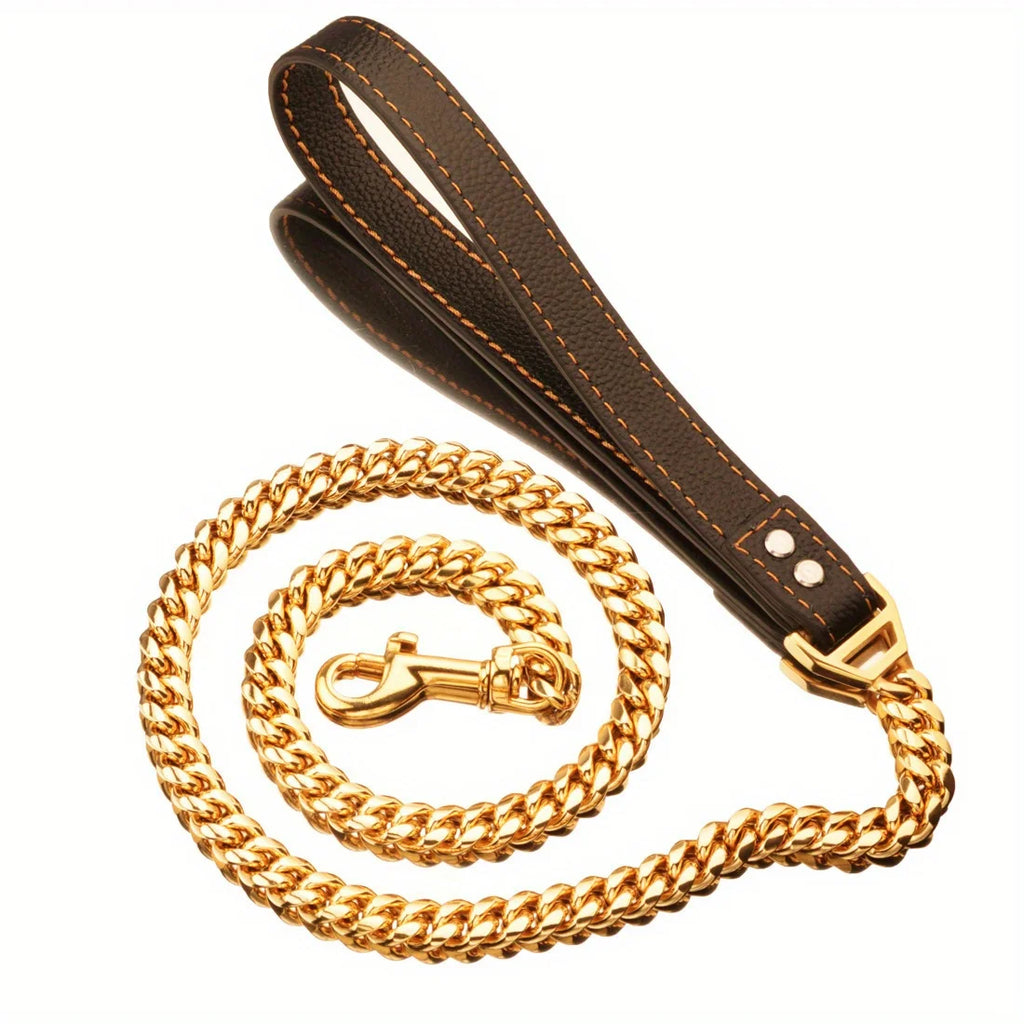 Gold Cuban Dog Leash