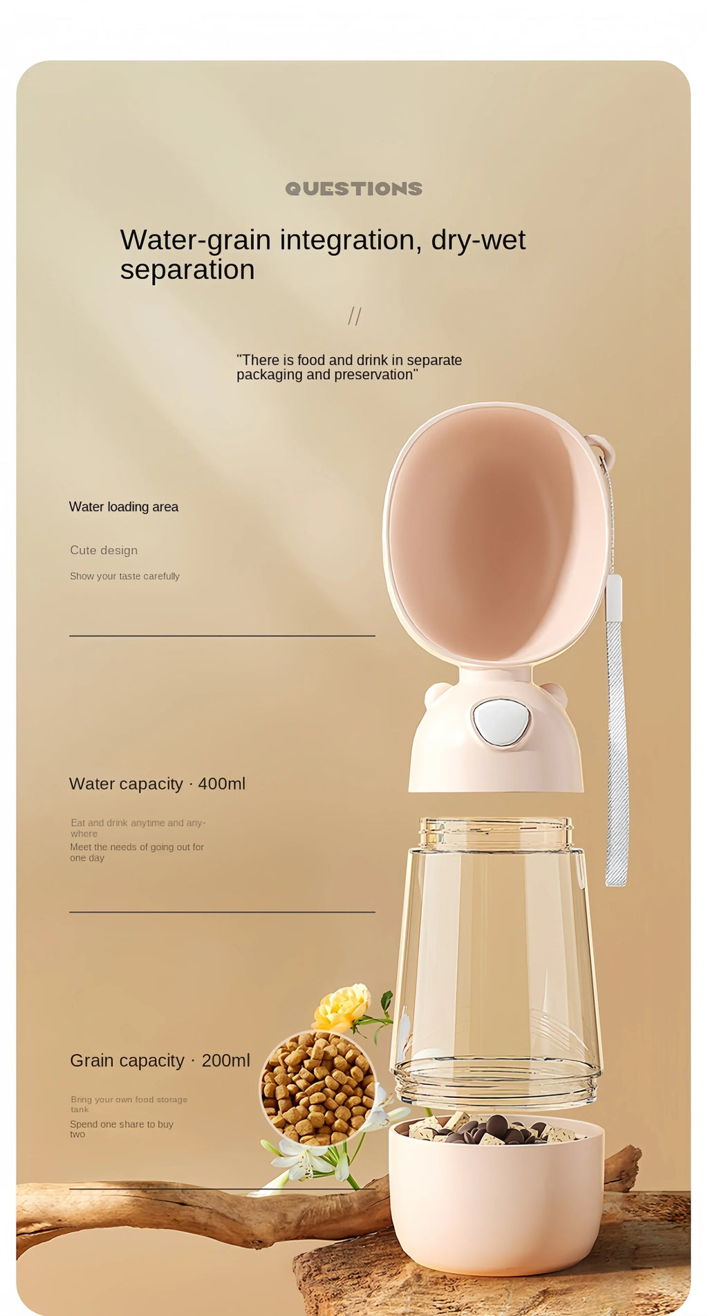 Portable Pet Water Bottle