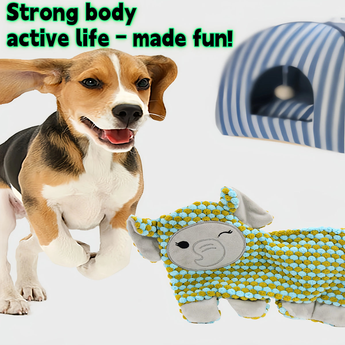 No-Stuffing Squeaky Dog Toys