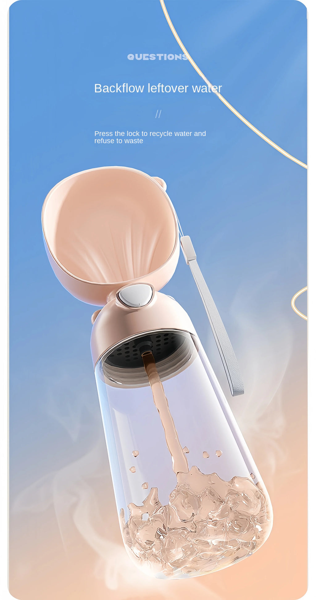 Portable Pet Water Bottle