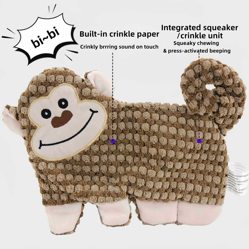 No-Stuffing Squeaky Dog Toys