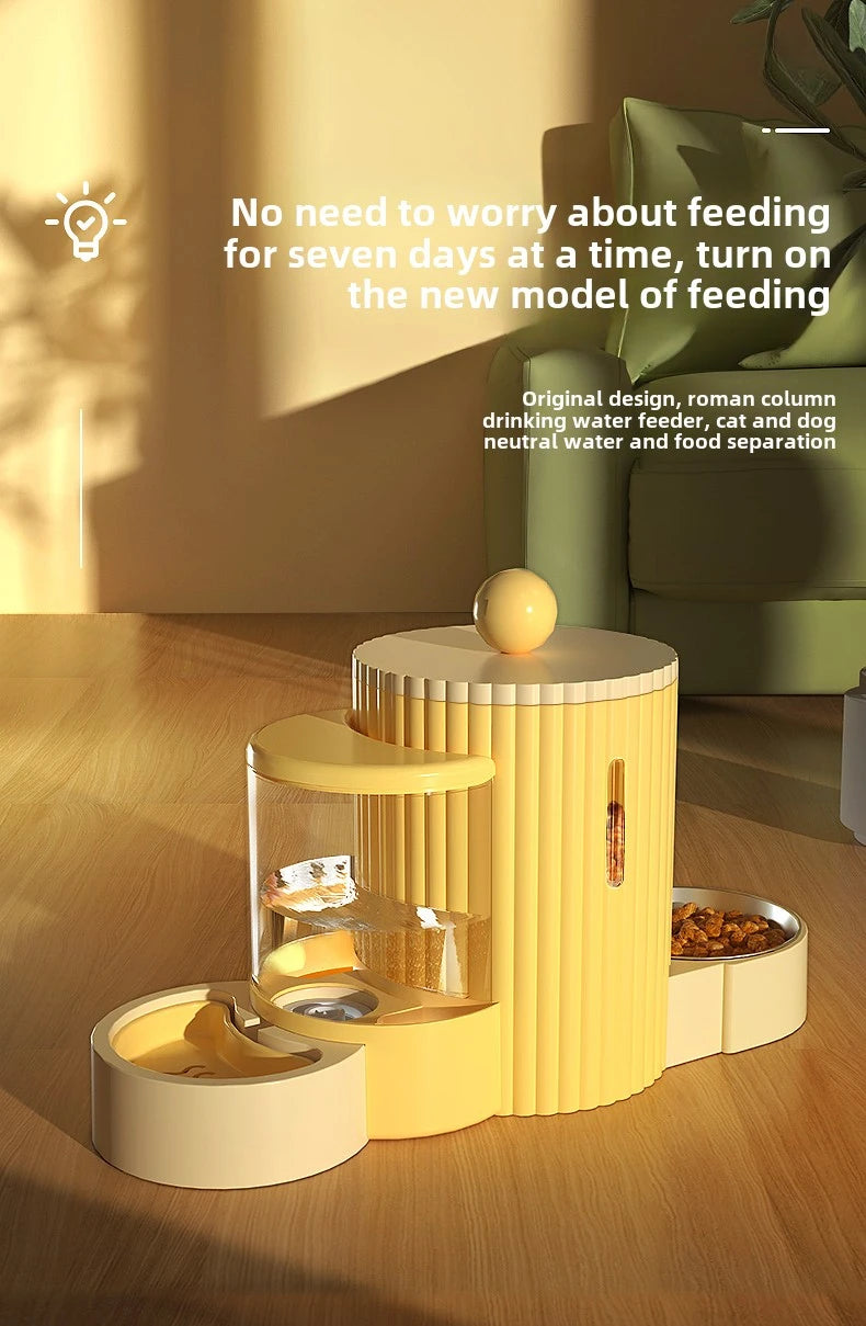 Automatic Pet Feeder Fountain