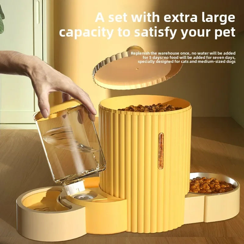 Automatic Pet Feeder Fountain