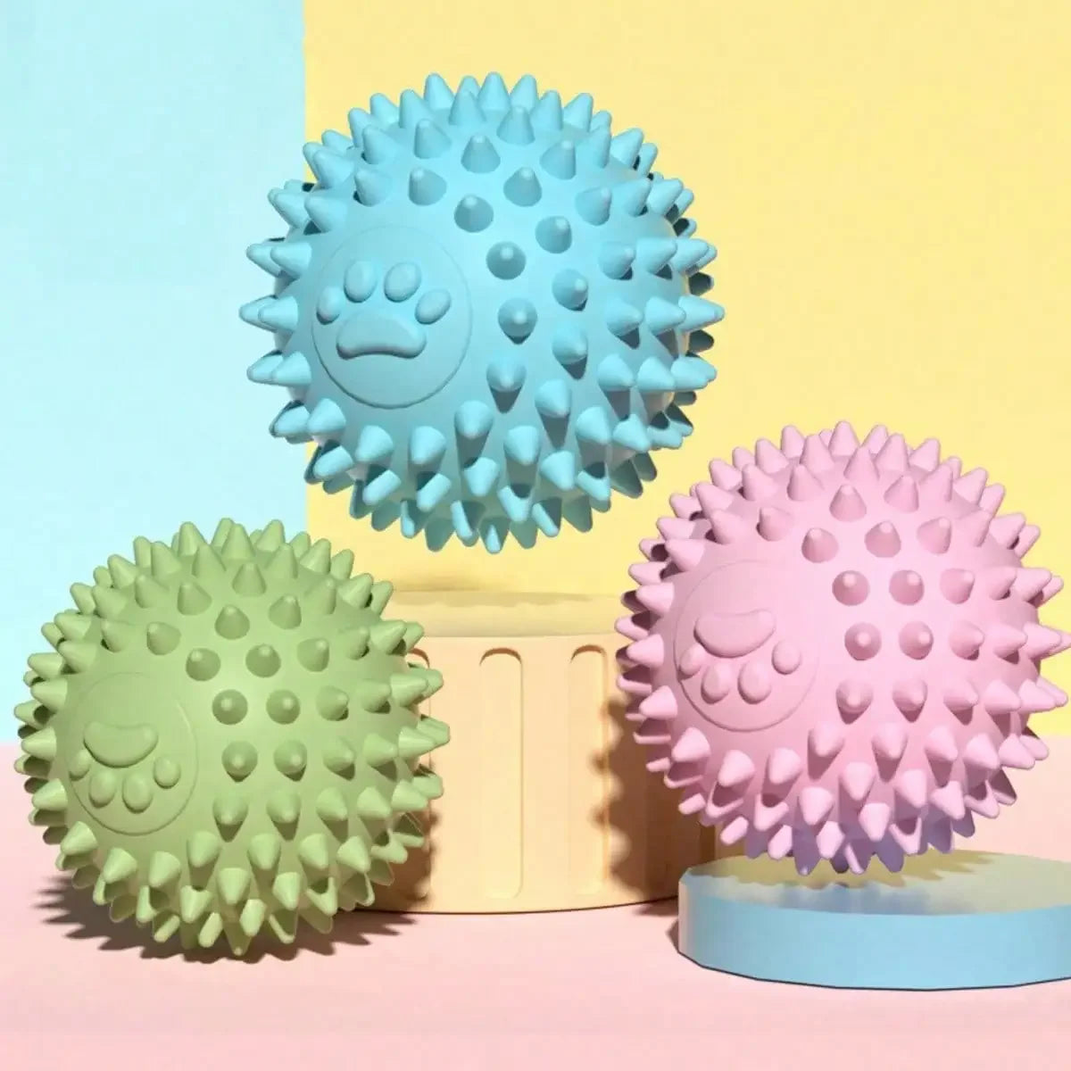 Rubber Dog Chew Toy Set
