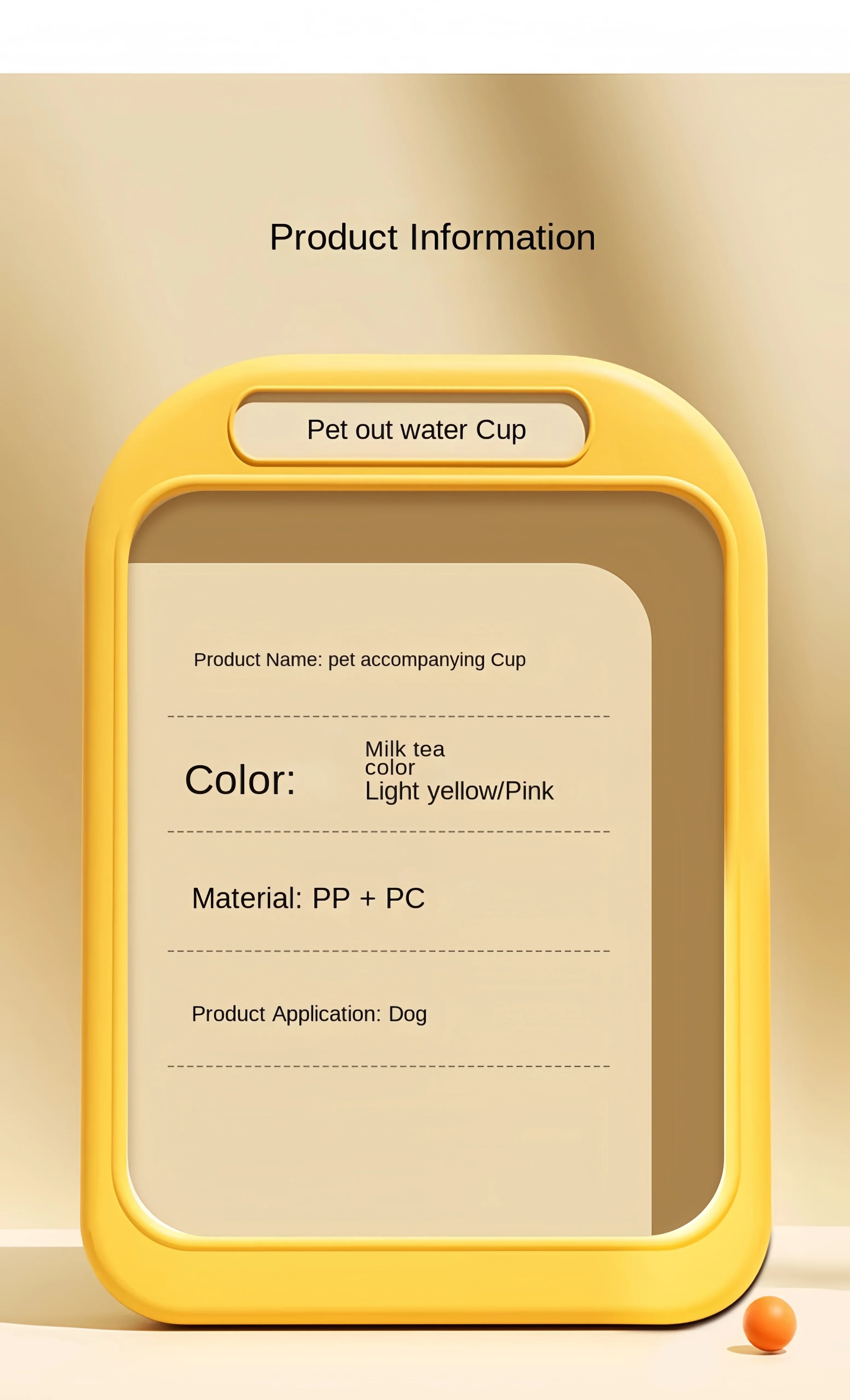 Portable Pet Water Bottle